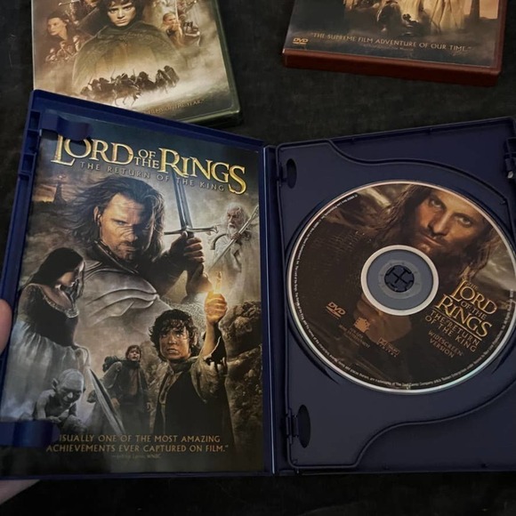 THE Lord of the Rings Trilogy Wide Screen Movie DVDs - Picture 6 of 7